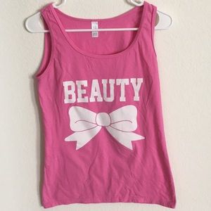 Light Pink Beauty Tank Top Size M